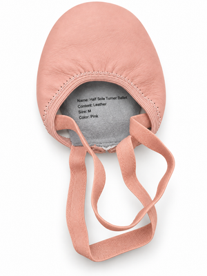 Leather Half Sole Ballet Shoes