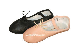 Adult Full Sole Ballet Shoes Flesh (Salmon) or Black